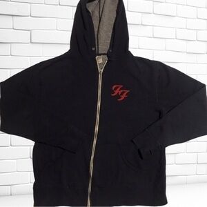 Rare FOO Fighters Hoodie By Independent Trading Company With Thumbhole Sleeves
